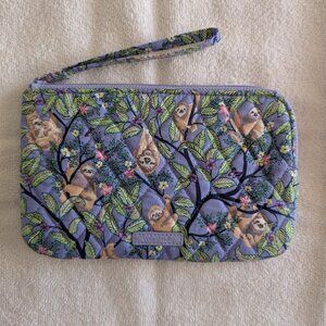 Vera Bradley RFID All Day Wristlet In Hanging Around Purple